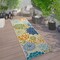 World Rug Gallery Modern Floral Circles Flatweave Indoor/Outdoor Runner Rug 2'x7' Multi 9015MULTI2X7 - alternate 1